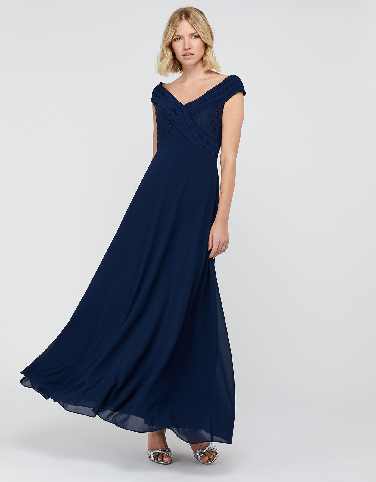 bardot evening gown