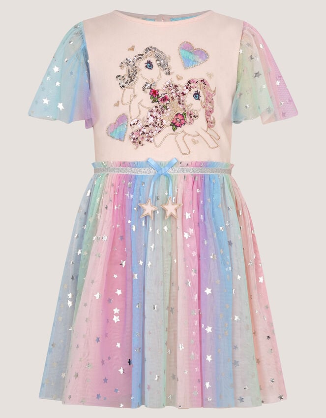Monsoon x My Little Pony Disco Dress, Pink (PINK), large