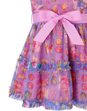 Baby Britney Butterfly Dress, Purple (PURPLE), large