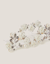 Flower Girl Tiara Comb, , large