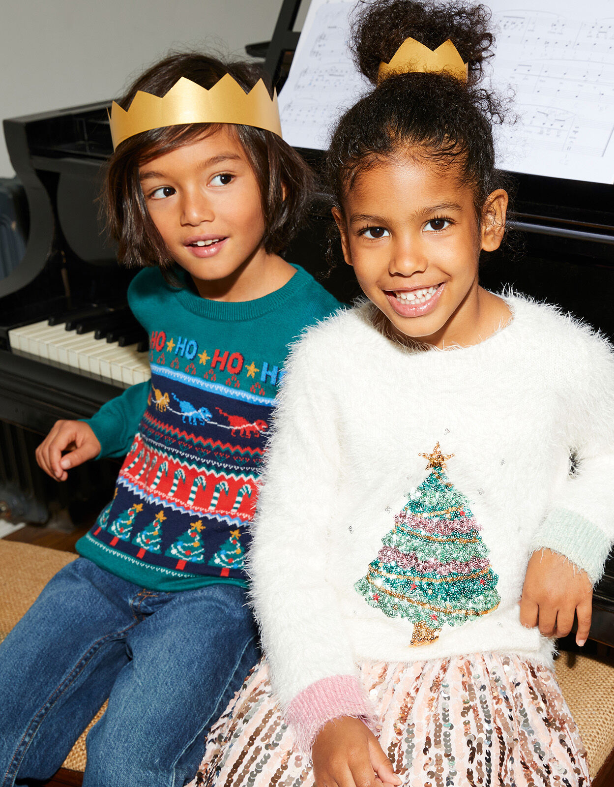 Girls dinosaur sales christmas jumper