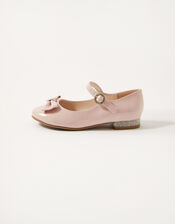 Patent Diamante Mini Heels, Pink (PINK), large