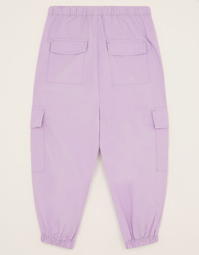 Cargo Parachute Trousers, Purple (LILAC), large