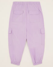 Cargo Parachute Pants, Purple (LILAC), large