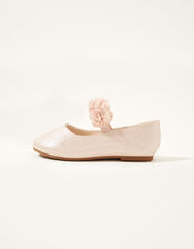Textured Corsage Walker Shoes, Pink (PINK), large