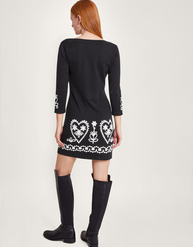 Cornelli Smart Dress, Black (BLACK), large