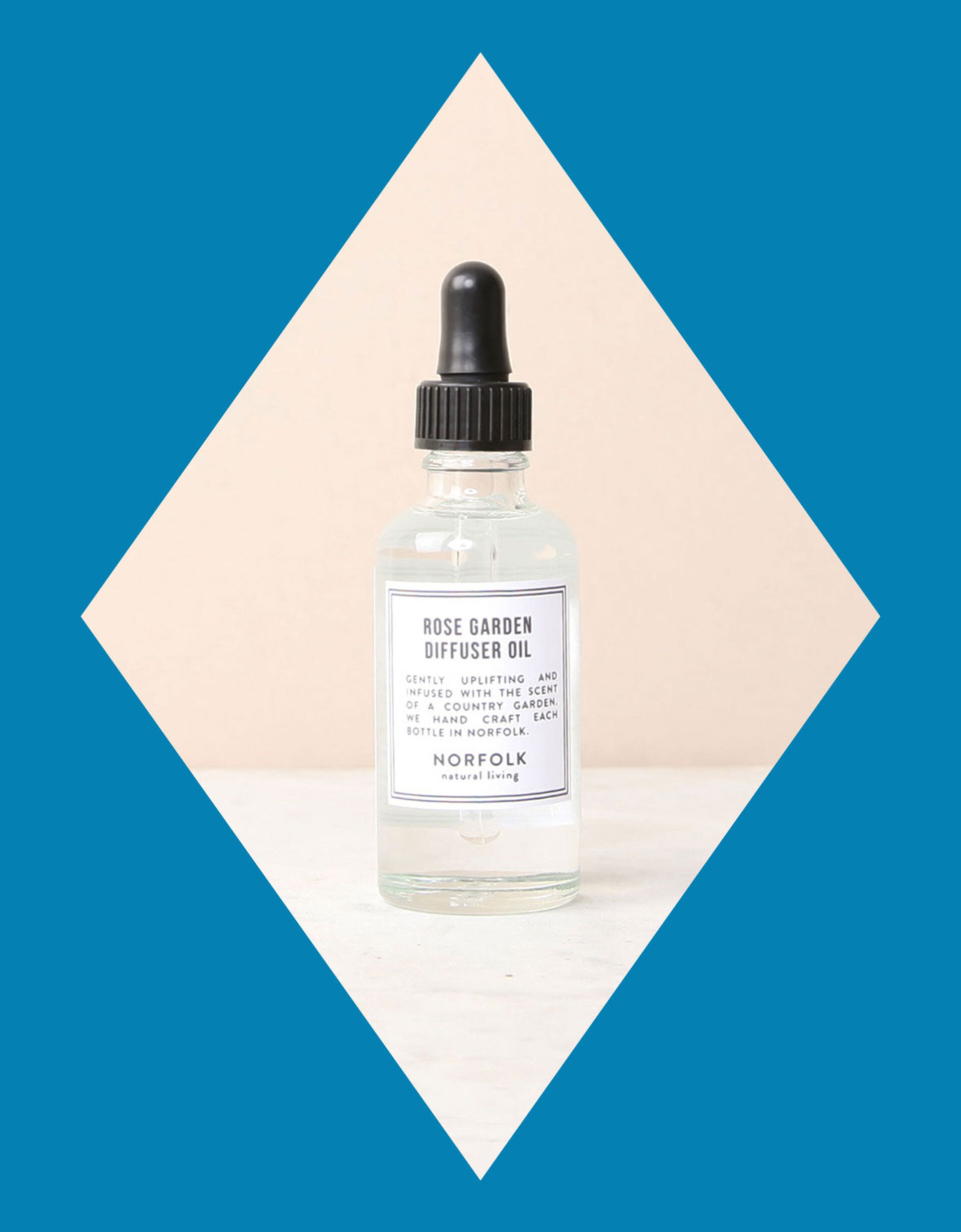 Norfolk Natural Living Rose Garden Gemstone Diffuser Oil 50ml , , large