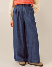 East Reyna Denim Trouser, Blue (INDIGO), large
