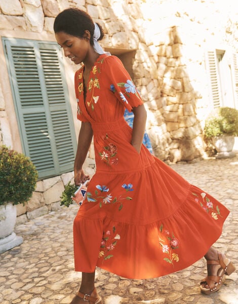 Celia Clog Sandals, Tan (TAN), large