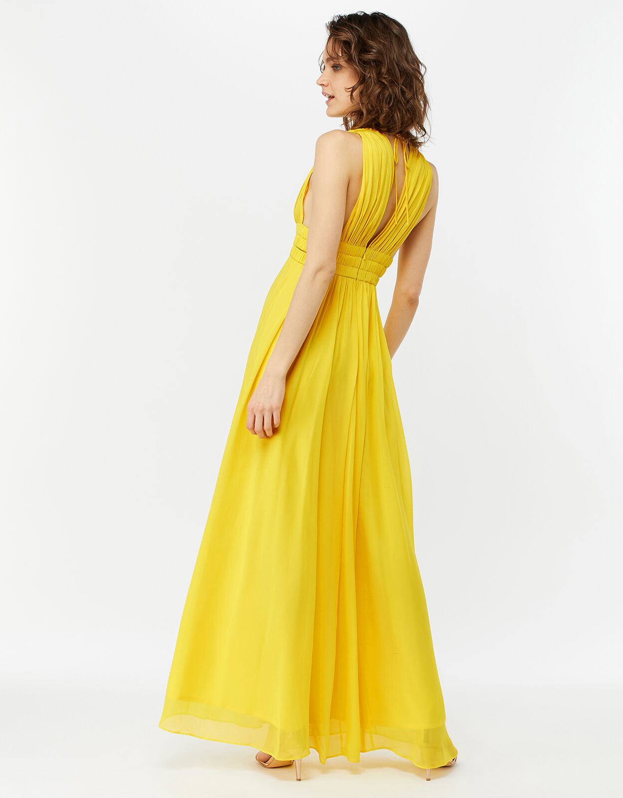 monsoon yellow dress
