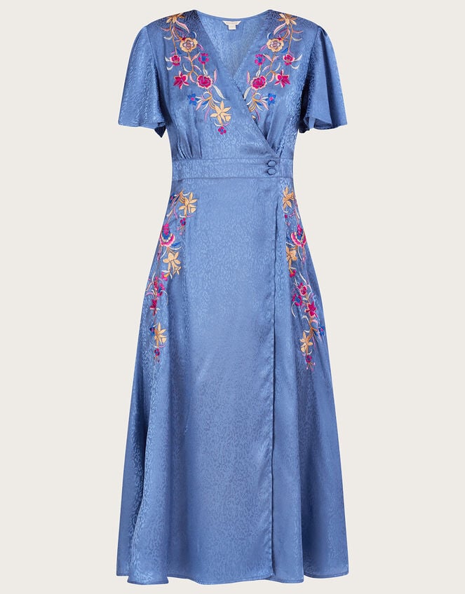 Embroidered Jacquard Dress