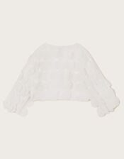 Jazzy Scallop Cover-Up, Ivory (IVORY), large