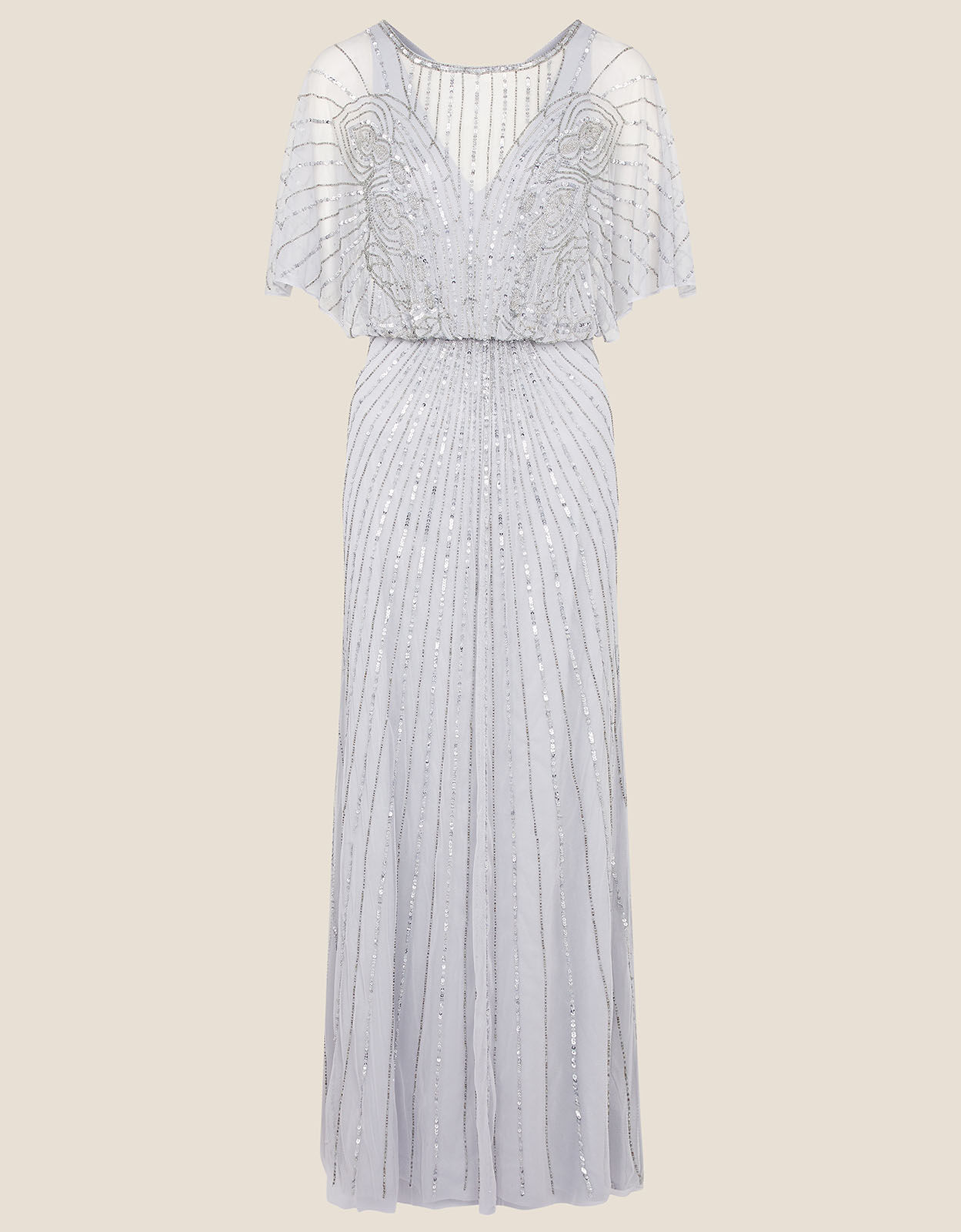 ARTISAN Taylor Embellished Maxi Dress Blue