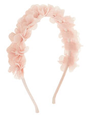 Pom-Pom Flower Headband, , large