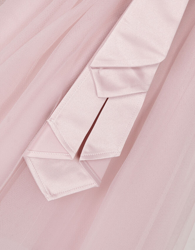 Baby Tulle Skirt Bridesmaid Dress, Pink (PINK), large