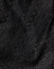 Lace Top and Trousers Set, Black (BLACK), large