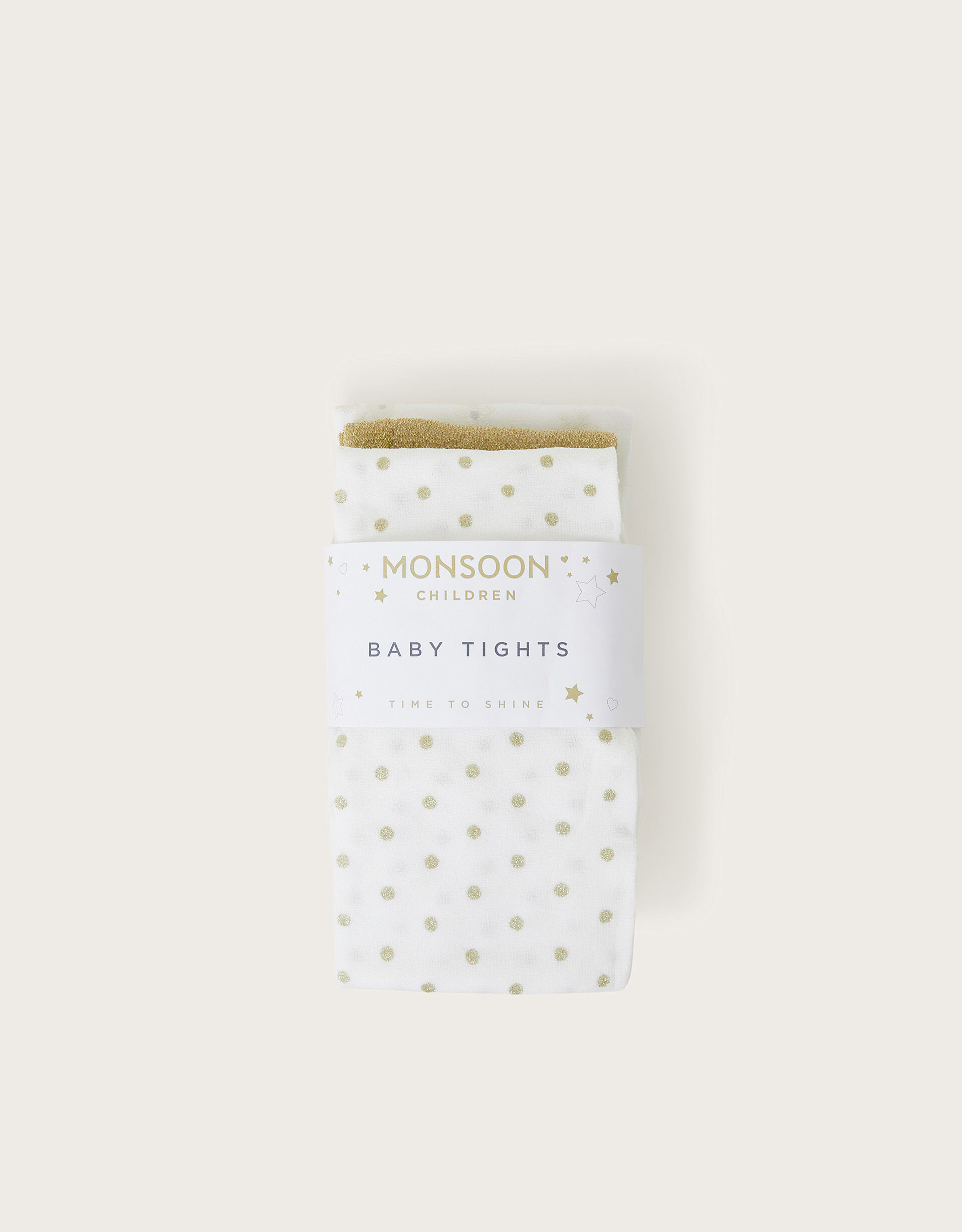 3 Pack Baby Glitter Tights Gold Baby Accessories Monsoon Global