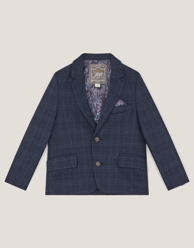 Oliver Check Pocket Detail Blazer, Blue (NAVY), large