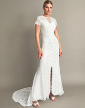 Sienna Lace Maxi Wedding Dress, Ivory (IVORY), large