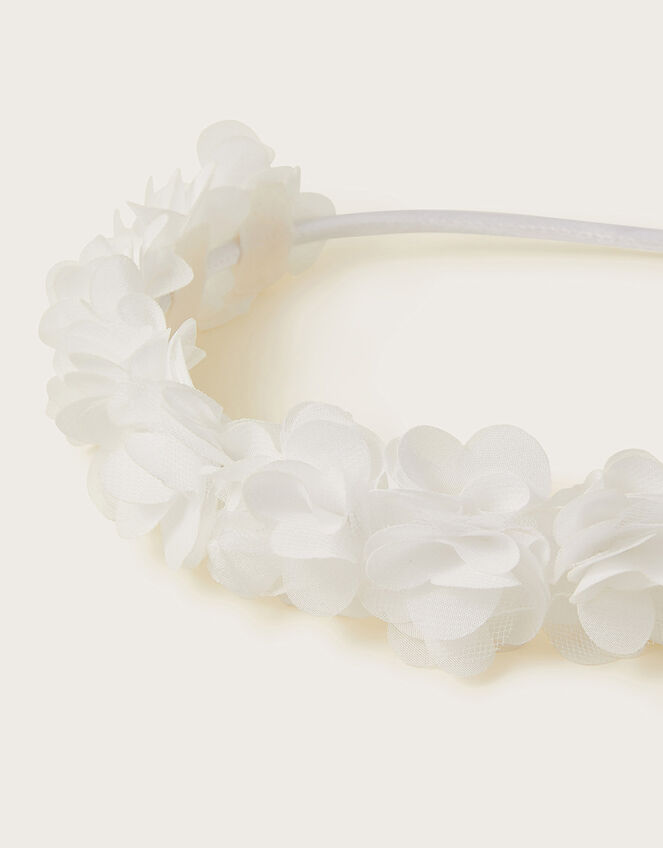 Ruffle Bridesmaid Headband , Ivory (IVORY), large