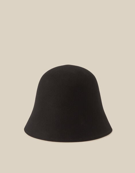 Fae Wool Bucket Hat , Black (BLACK), large