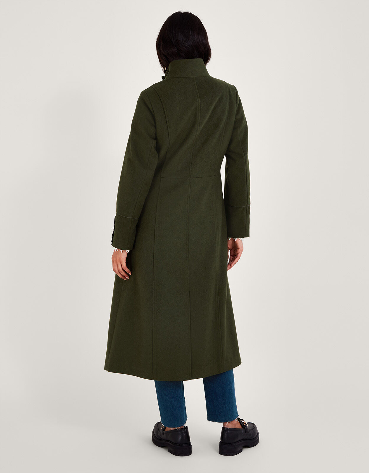 Monsoon mya military best sale coat