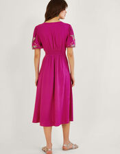 Jenny Embroidered Tea Dress , VIOLET, large