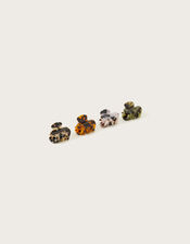 Mini Tortoiseshell Clips 4 Pack, Multi (MULTI), large