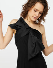 Zara Bow Jumpsuit, Black (BLACK), large