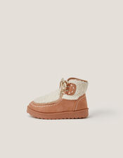 Bow Borg Ankle Boots, Natural (NATURAL), large