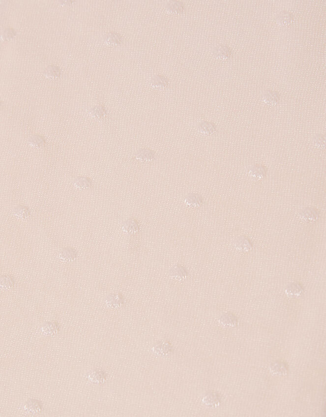 Baby 35 Denier Bridal Spot Tights, White (WHITE), large