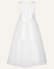 Alice Lace Bodice Tulle Maxi Dress, Ivory (IVORY), large