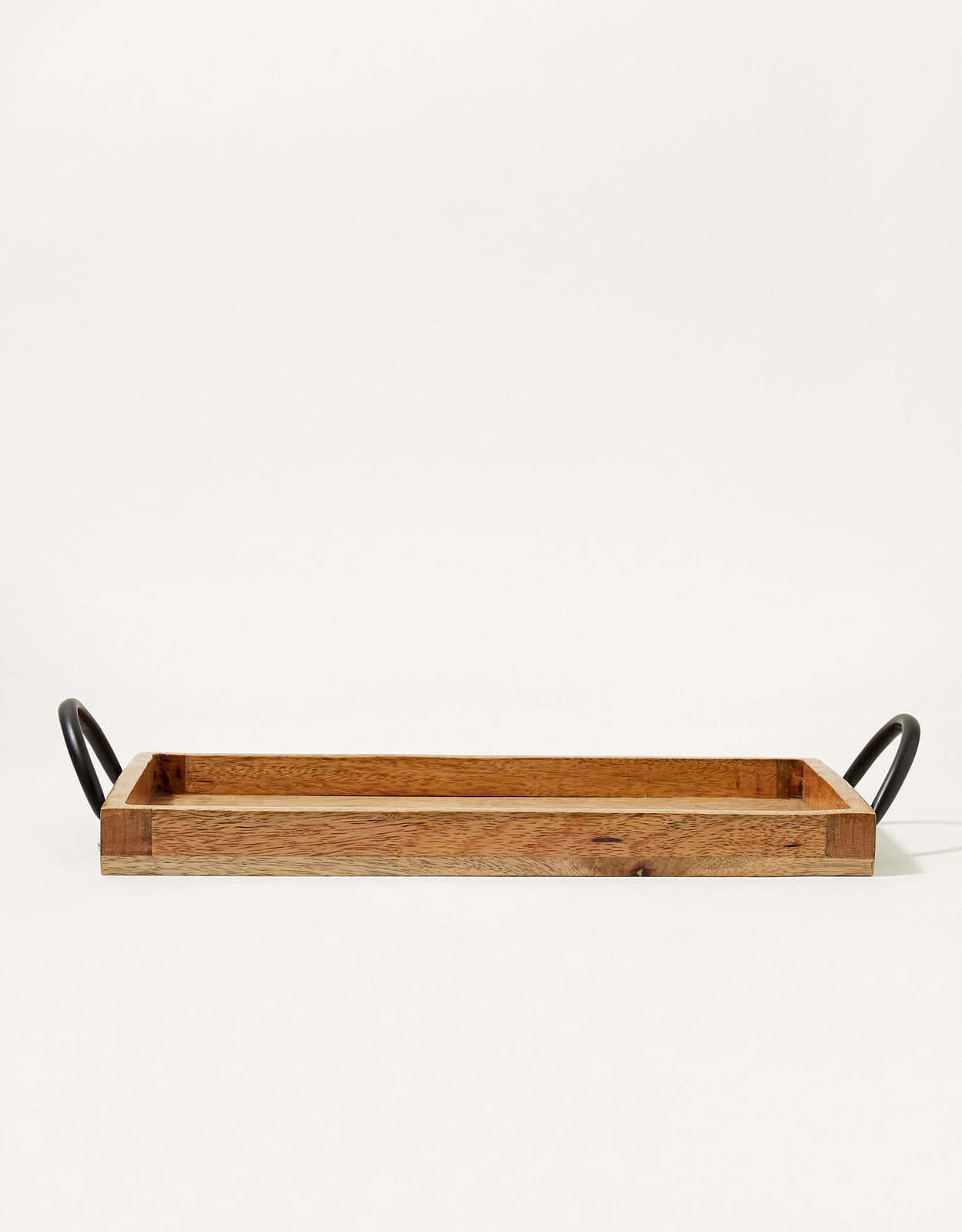 Large wooden tea tray on sale