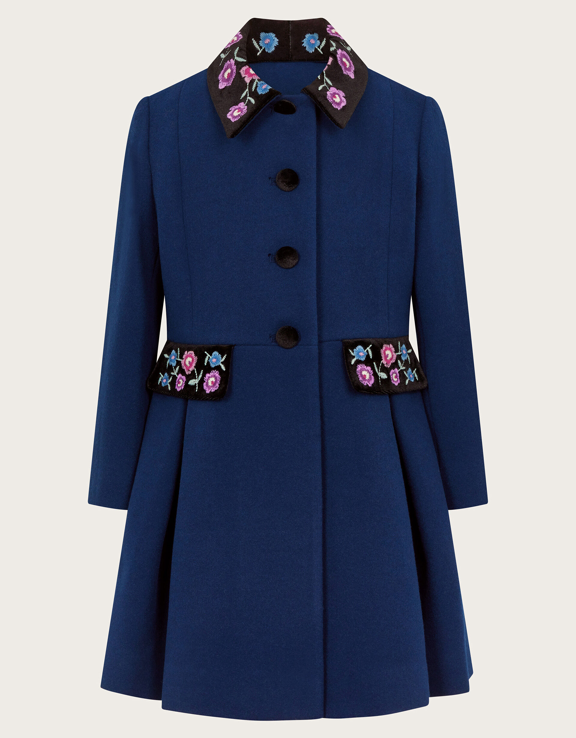 Monsoon blue coat outlet