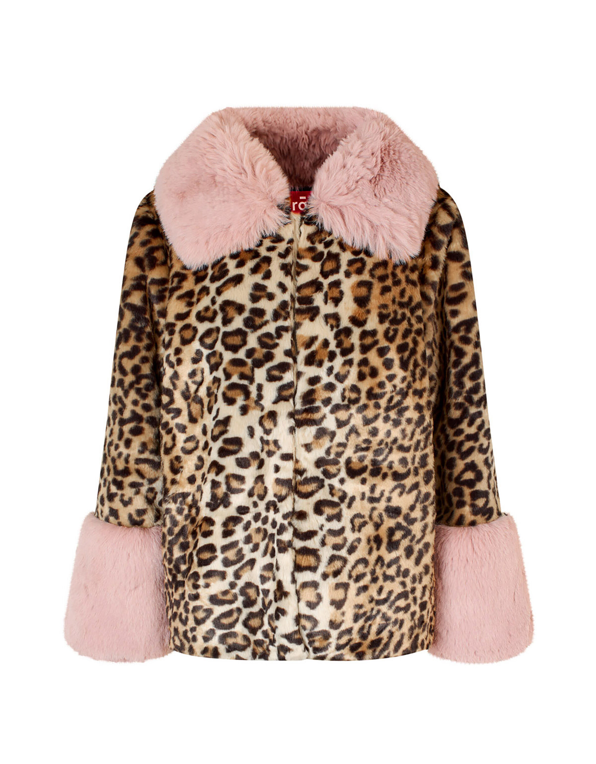 Crās Faux Fur Leopard Print Jacket Leopard