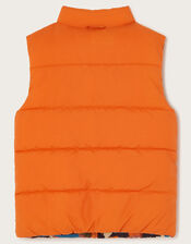 Reversible Camo Gilet , Orange (ORANGE), large