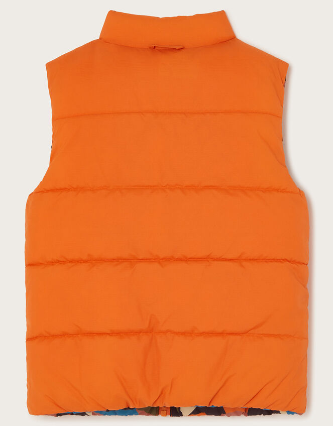 Reversible Camo Gilet , Orange (ORANGE), large
