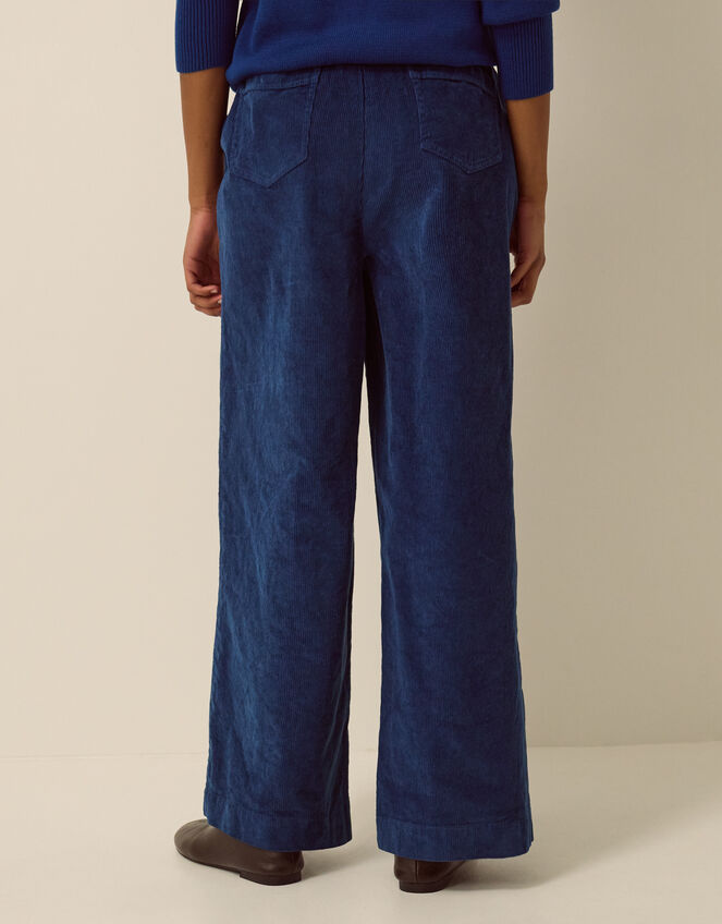 Lucy Corduroy Wide Leg Pants, Blue (COBALT), large
