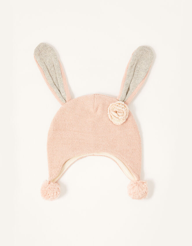 Baby Ellie Floppy Bunny Hat, Pink (PINK), large