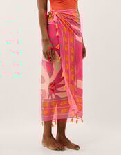 Paloma Palm Print Sarong, , large