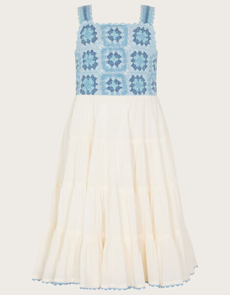 Crochet Maxi Dress, Ivory (IVORY), large