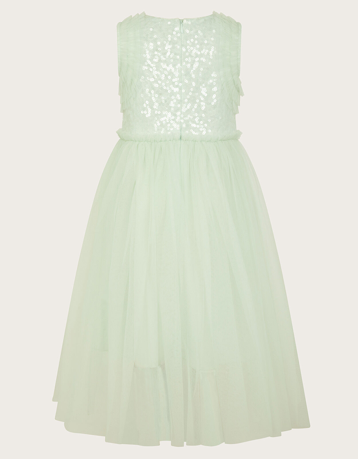 Monsoon green sequin dress 2025