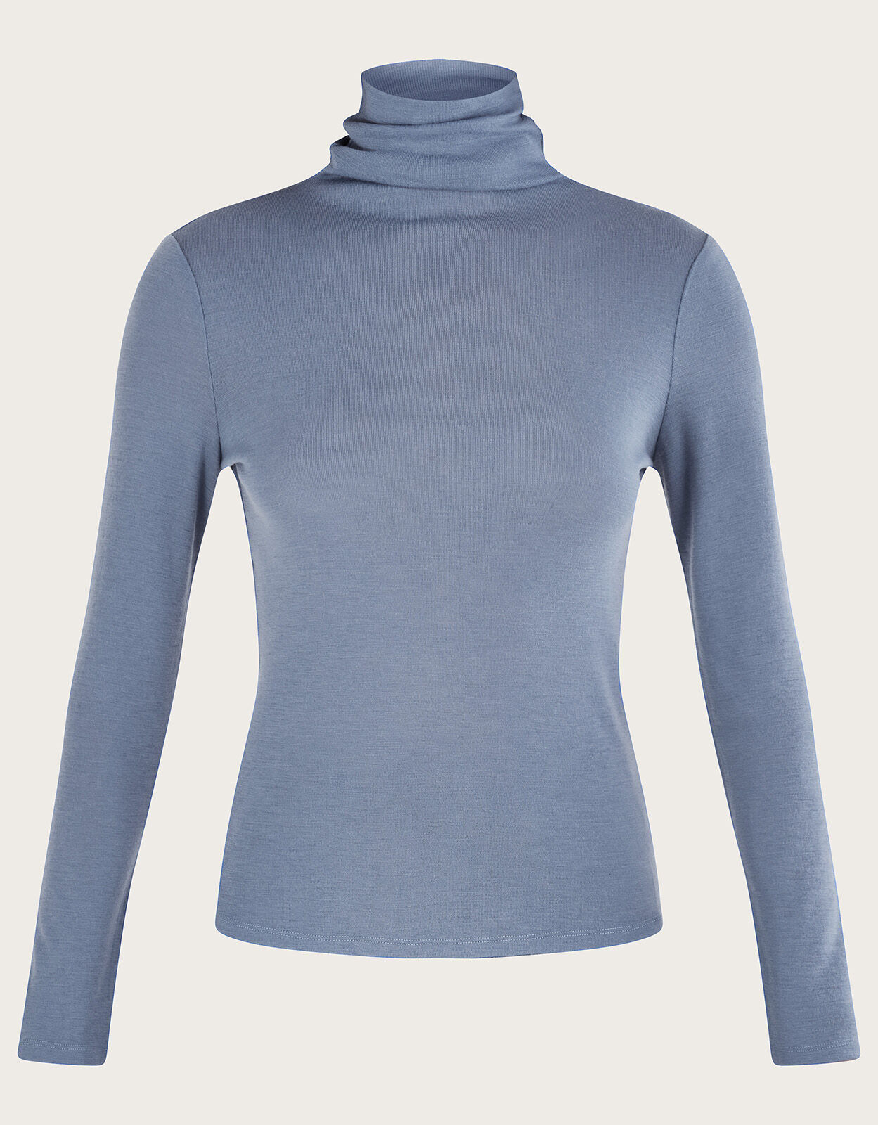 Blue roll hotsell neck top