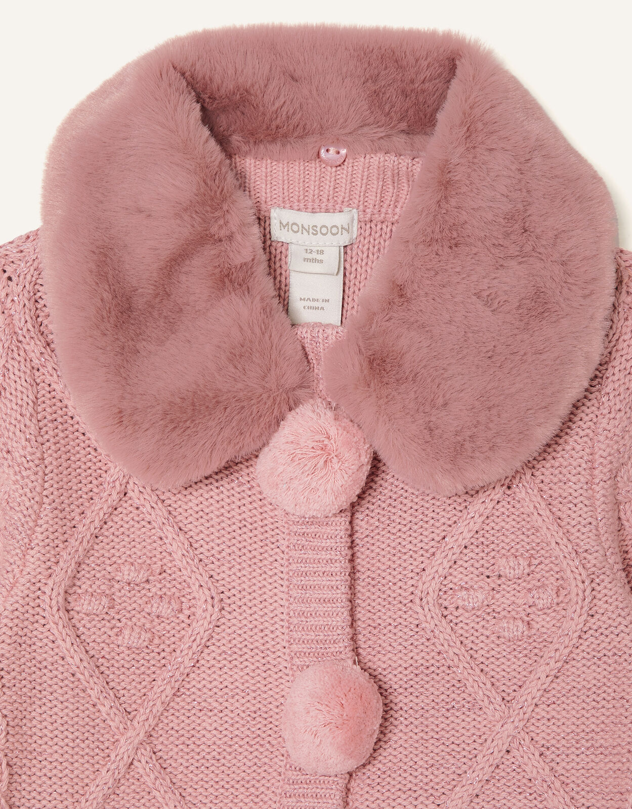 Monsoon baby girl cardigan sales