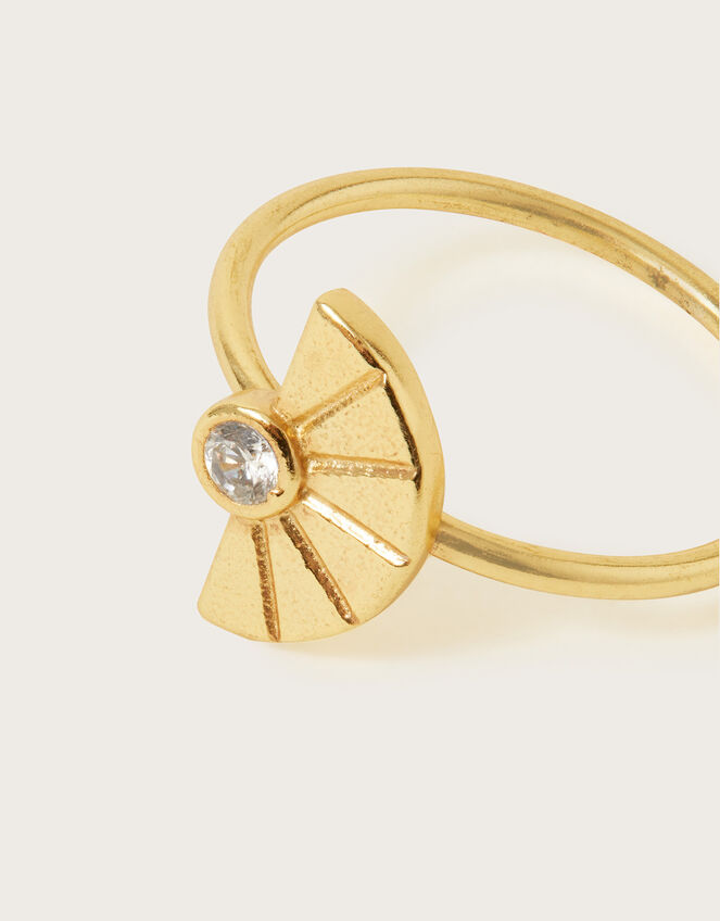 Single Fan Ring, Gold (GOLD), large