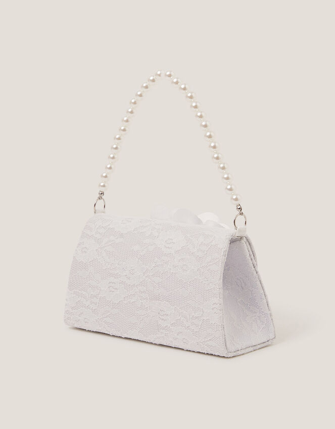 Mini Flower Lace Bridesmaid Bag, , large
