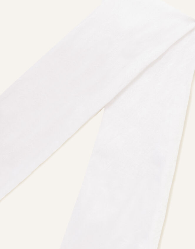 Baby Butterfly Lacey Tights, White (WHITE), large