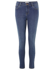 Iris Regular-Length Skinny Jeans, Blue (DENIM BLUE), large