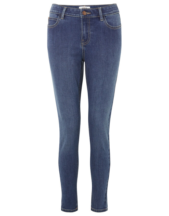 Iris Regular-Length Skinny Jeans, Blue (DENIM BLUE), large