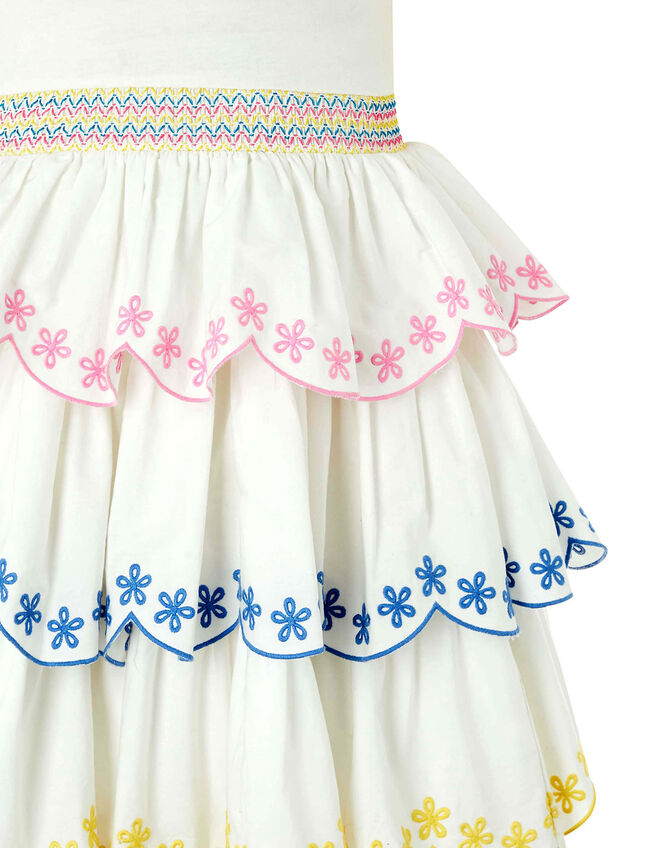 Shreya Embroidered Rara Dress, White (WHITE), large